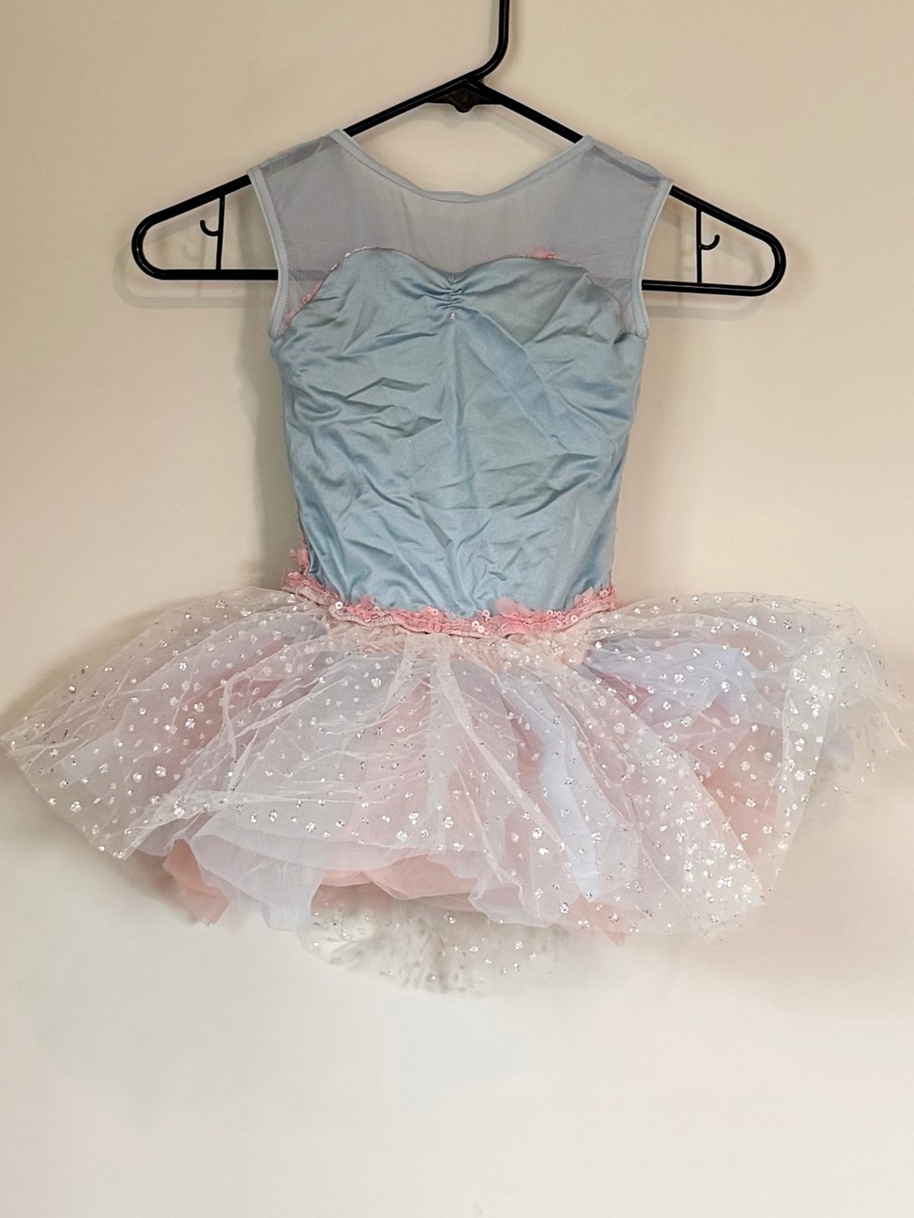 Weissman Children's Pastel Blue & Pink Ballet Dance Tutu Costume - Size: SC